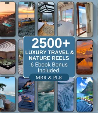 2500+ Travel & Nature Reels | Viral Social Media Video Bundle | MRR PLR Rights | Instant Download