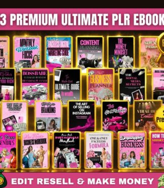 23 Ebooks Digital Boss Girl Boss Babe Workbook Bundle | Editable Canva PLR MRR Templates